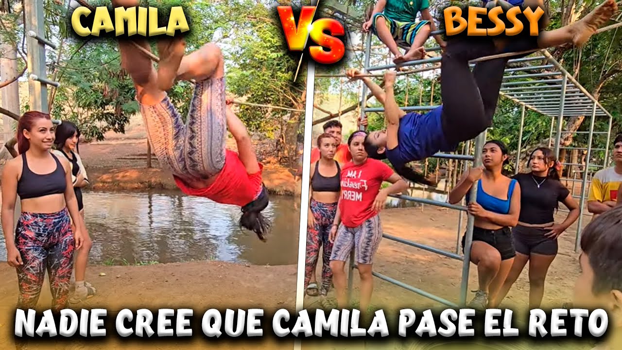Bessy RETA a Camila y se enfrentan en el reto del KOALA. Camarón está apostando $200.00 por Camila.