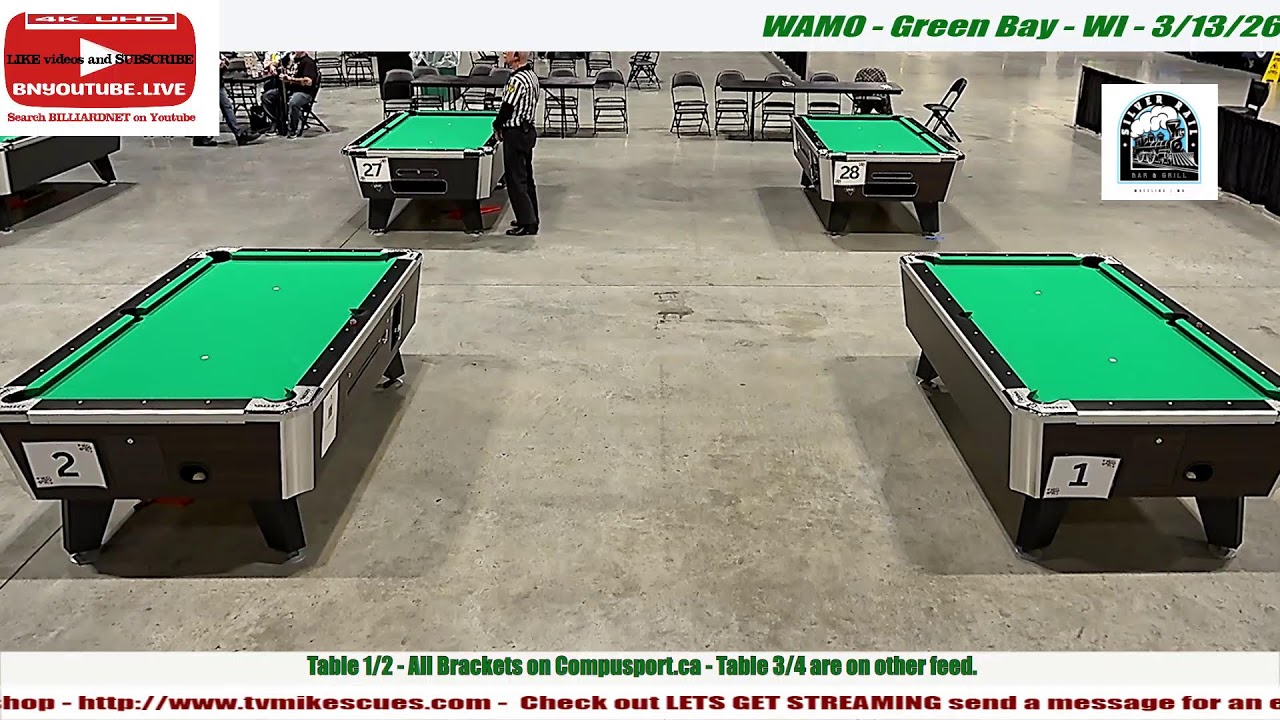 WAMO - Teams Round Robin - Romeys Bud V River Street Tap - Green Bay Wi - 3/13/26