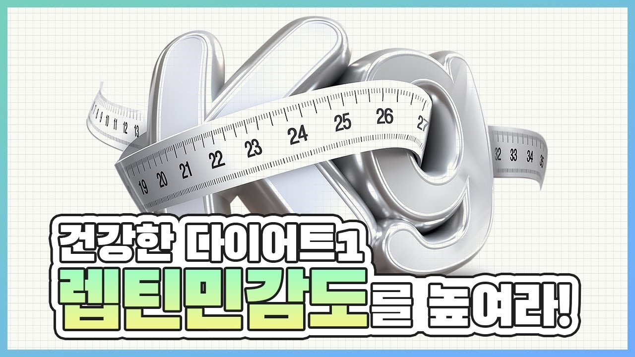 건강한 다이어트1 - 렙틴민감도를 높여라!