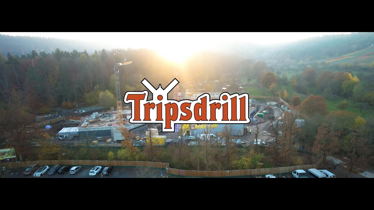 Gro&szlig;bauprojekt Tripsdrill aus der Luft | Stand November 2025