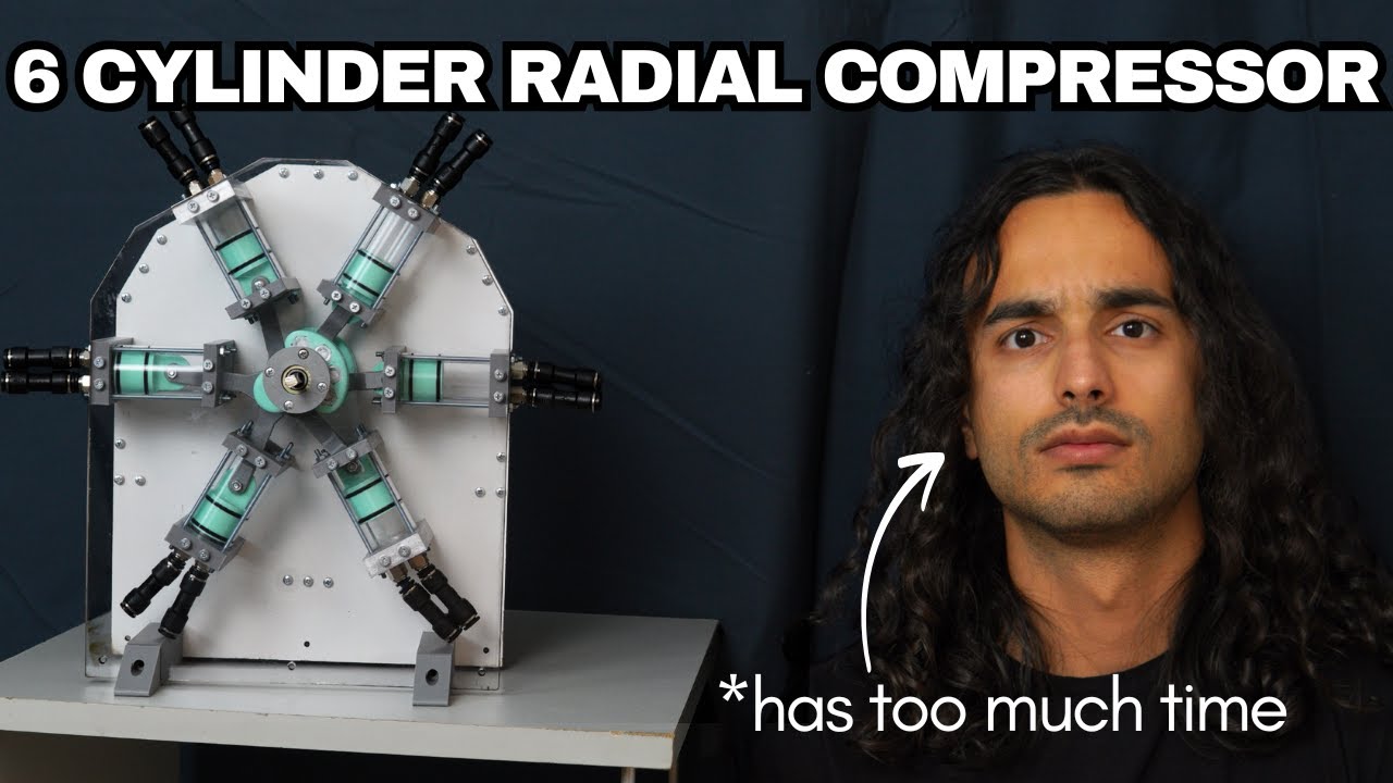 I Built a 300+ psi 3D Printed Compressor