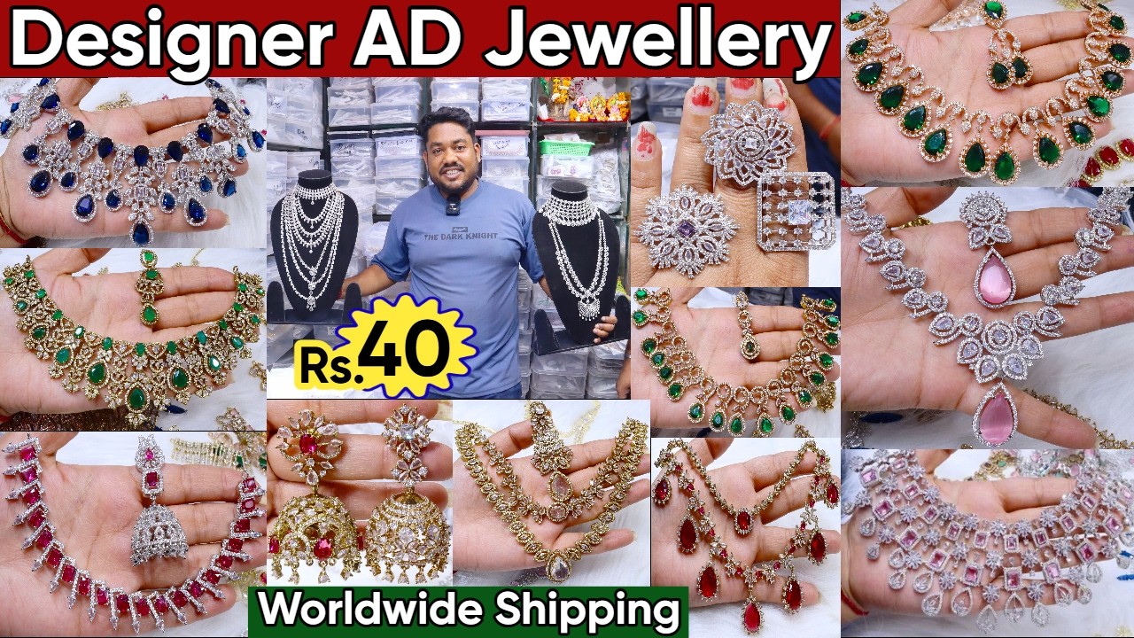 Exclusive Premium Quality AD Jewellery Collection 2026 | New Celebrity Designer Jewellery Designs