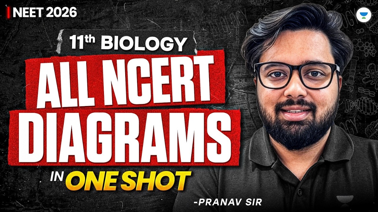 All Biology NCERT Diagrams Class 11th in One Shot  | NEET 2026 | Pranav Sir