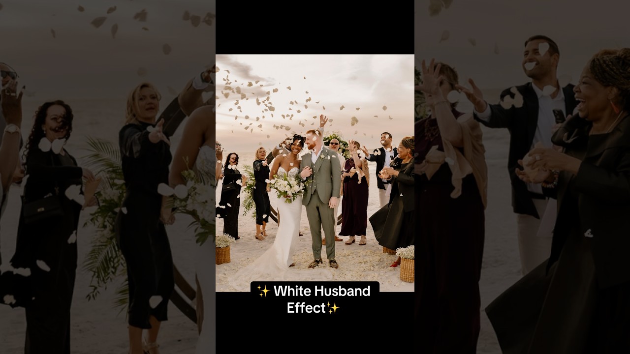 &ldquo;White Husband Effect&rdquo; #interracialcouple #interracialmarriage #youtubeshort #bwwm  ￼