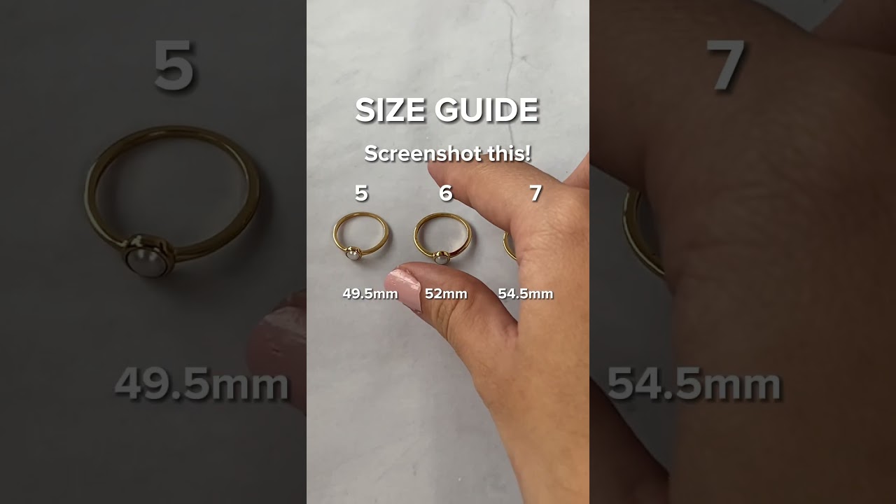 Quick and easy guide to finding your ring size 💍