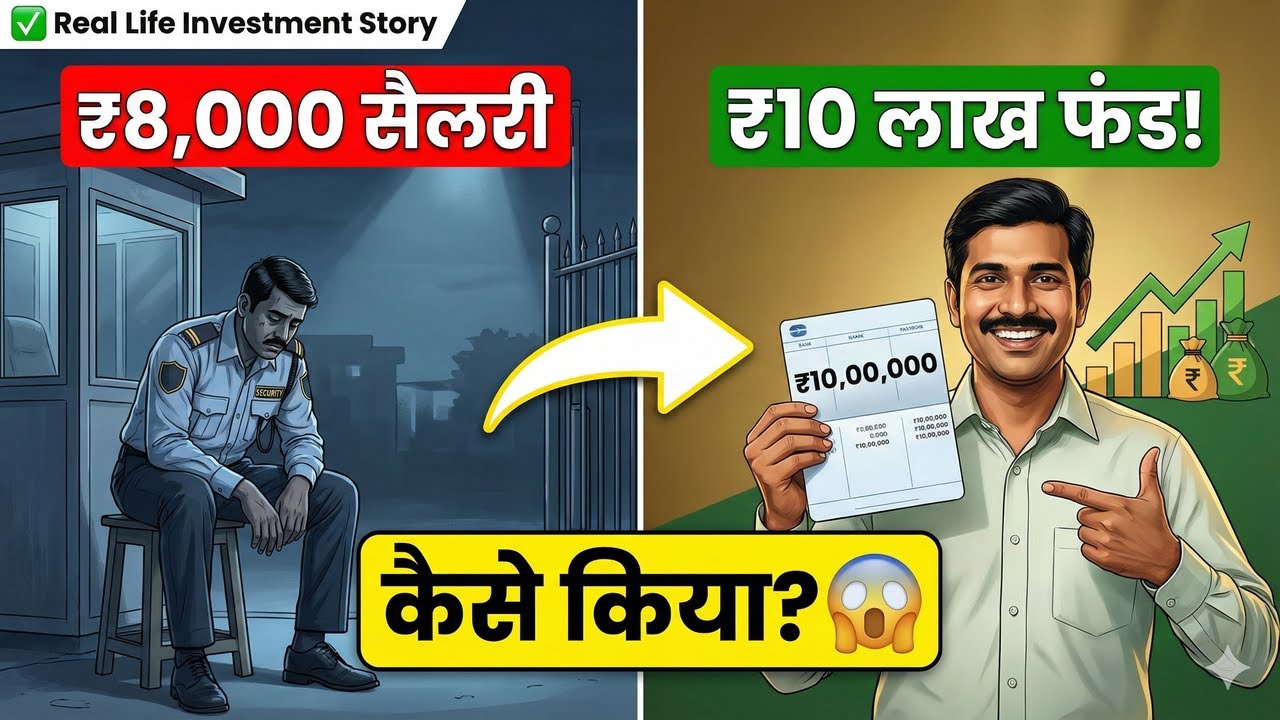 ₹8,000 सैलरी वाला सिक्योरिटी गार्ड कैसे बना ₹10 लाख का फंड? | Real Life Inspired