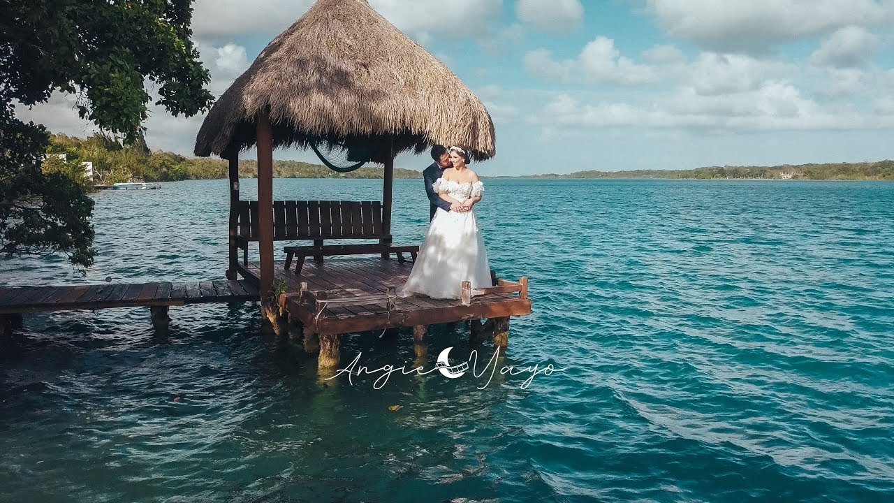 Wedding videographer Cancun /Lunarts Films/ Angie & Yayo, Luxury wedding at Bacalar Lagoon