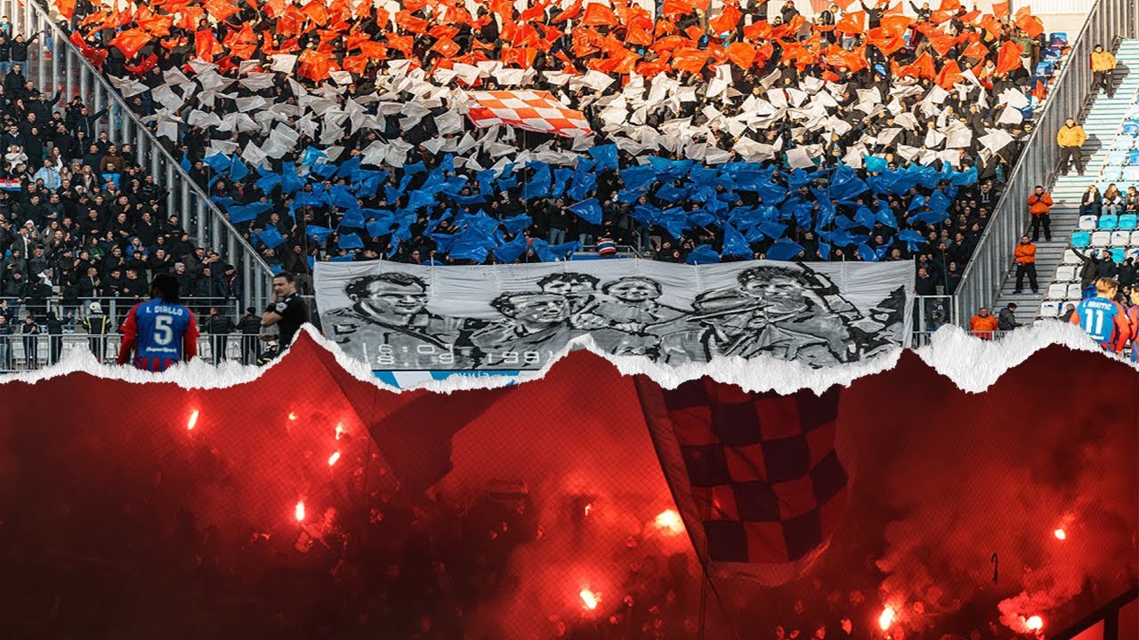Torcida Split / NK Osijek - HNK Hajduk Split 2:2 (14. Kolo SS HNL)