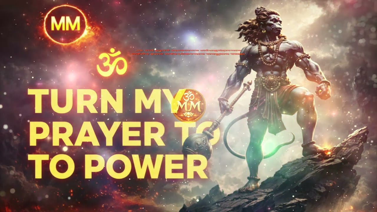 Turn My Prayer To Power 🚩 Hanuman Mantra for Success & Courage