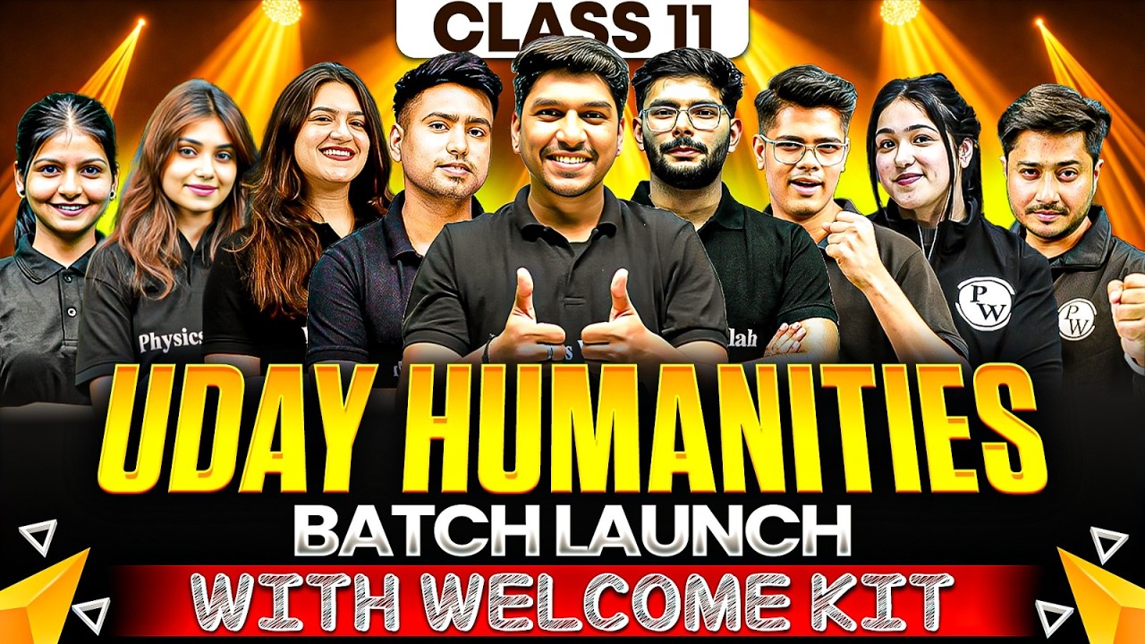 Class 11 UDAY Humanities 2027 | Batch Launch 🔥 | Class 11 Humanities Wallah