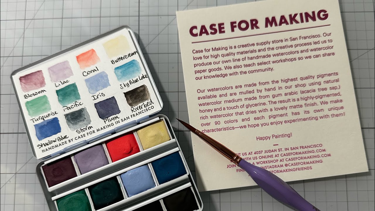Case For Making handmade watercolors review