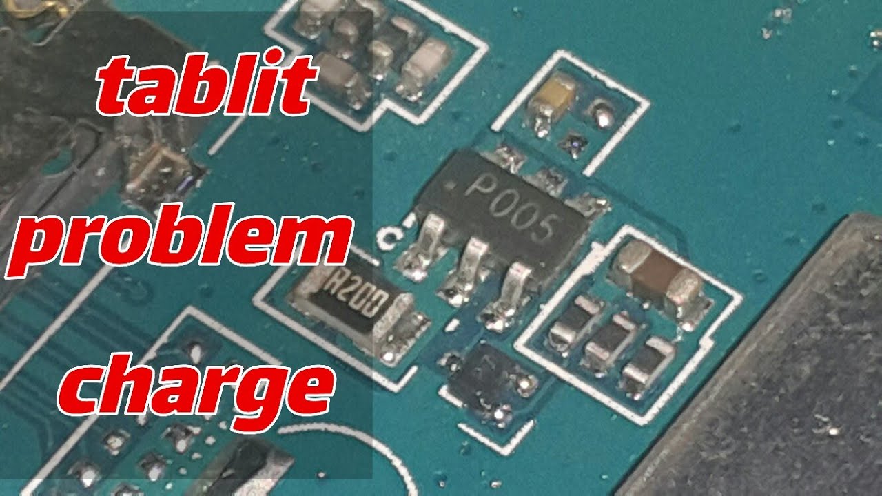 تعويض عطل الشحن بالديود الشاحن  tablit chine problem charging key ways