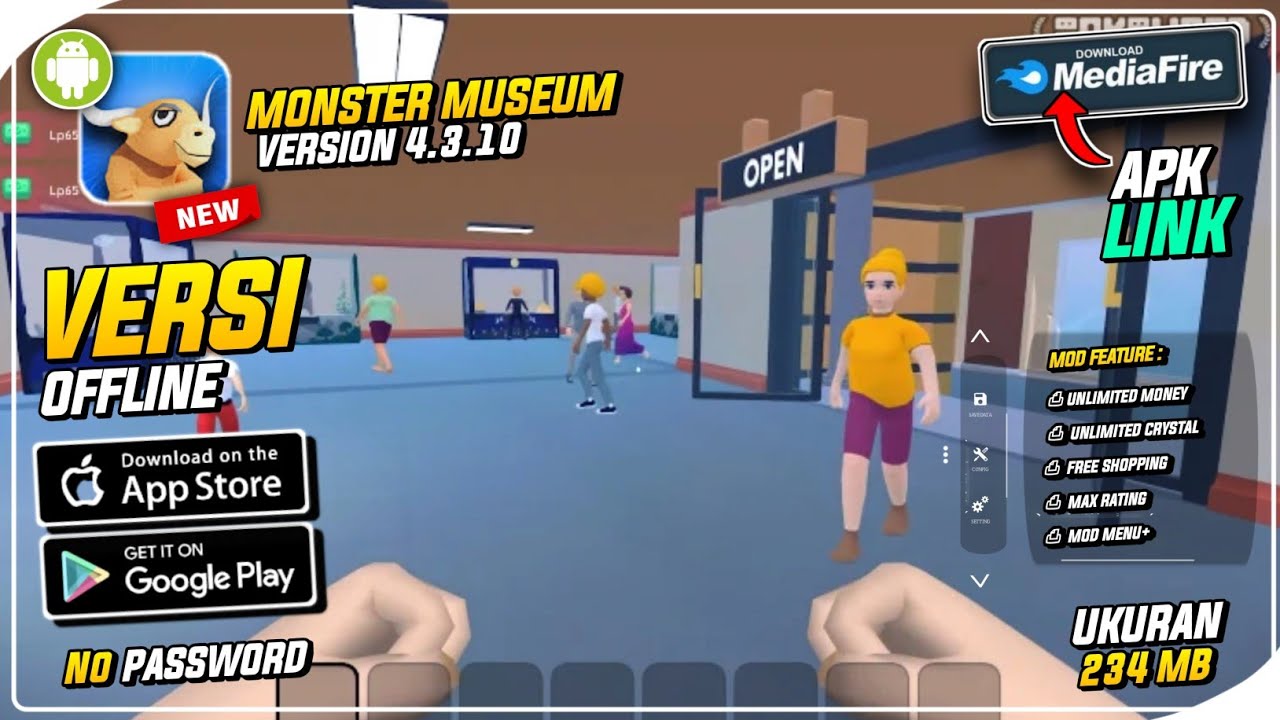 UPDATE!! Monster Museum Version 4.3.10 | Mod Menu & Unlimited Money | Download MediaFire
