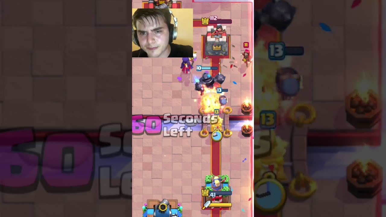 King rushar 🌪️ clash royal #mrcr #gaming