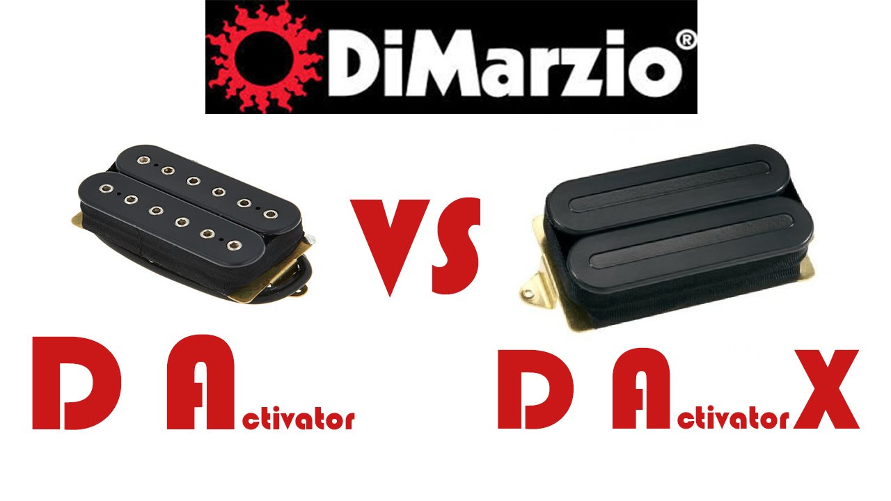 DIMARZIO D Activator VS D Activator X Shootout! IBANEZ RG550 & 470FM