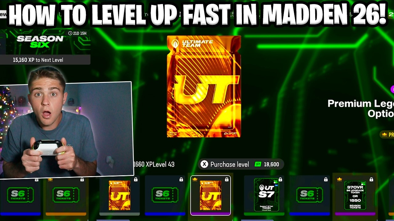 THE FASTEST & EASIEST WAY TO LEVEL UP YOUR FIELD PASS IN MADDEN 26!