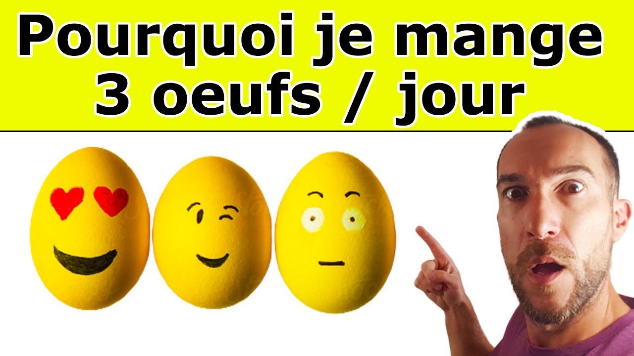 5 Raisons MÉCONNUES De Consommer D'avantage D'OEUFS Pour Votre Santé (le cholestérol en PLS)