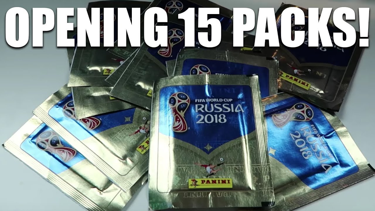 PANINI WORLD CUP RUSSIA 2018 STICKER PACK OPENING & ALBUM TOUR | Football cards and stickers