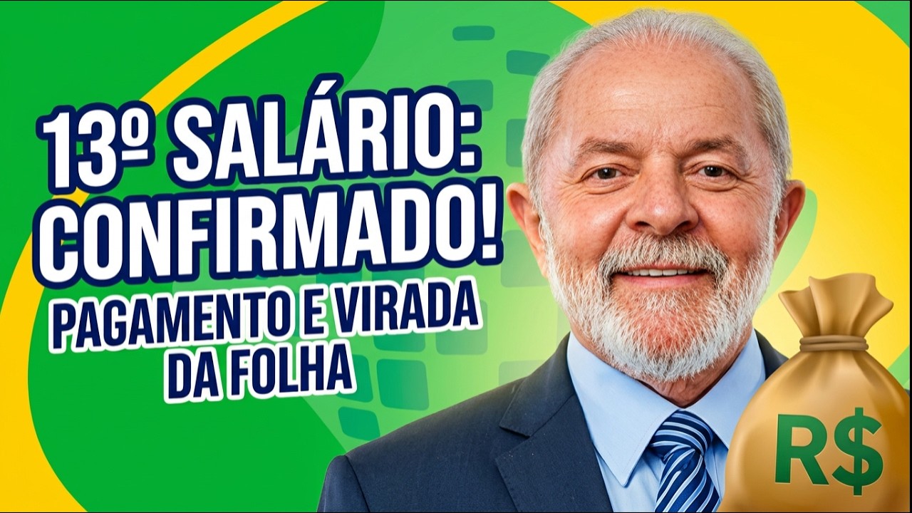 Governo LIBEROU! VIRADA DA FOLHA Calendário OFICIAL e PAGAMENTO 13 Salário INSS