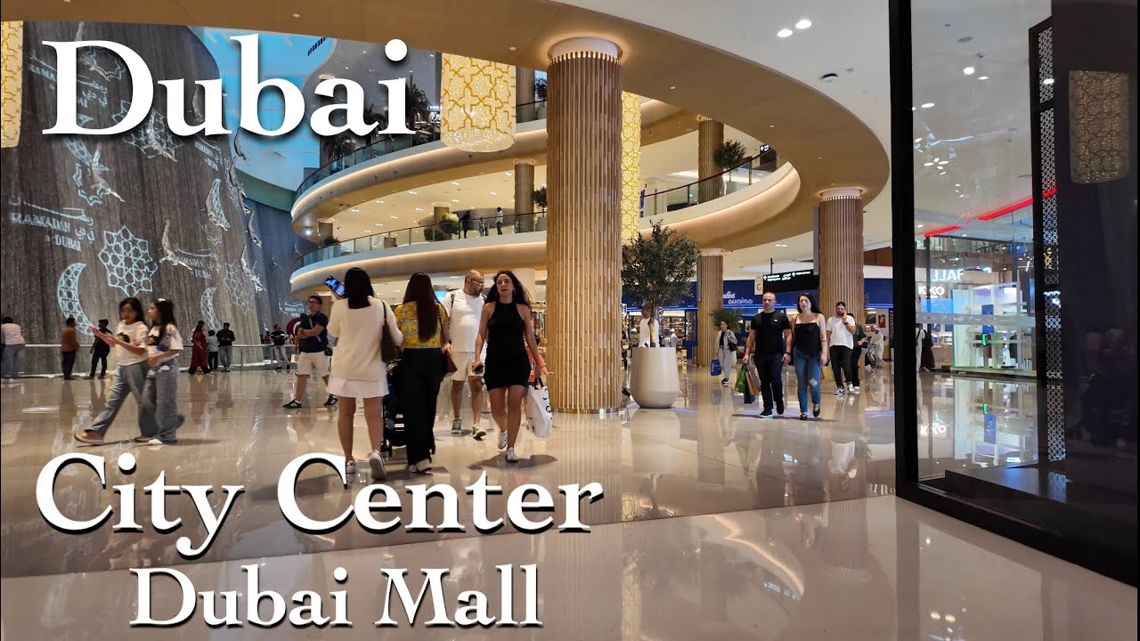 Dubai 4K | Amazing City Center , Dubai Mall Walking Tour 