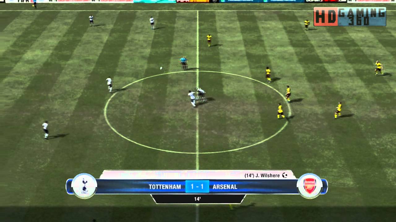 FIFA 12 Tottenham VS Arsenal 1ST Half HD