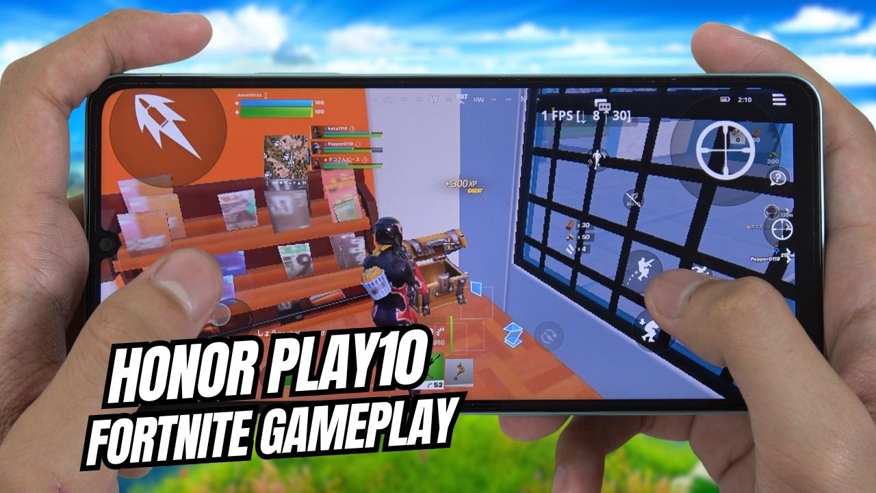 HONOR PLAY 10 Fortnite Gameplay | Helio G81