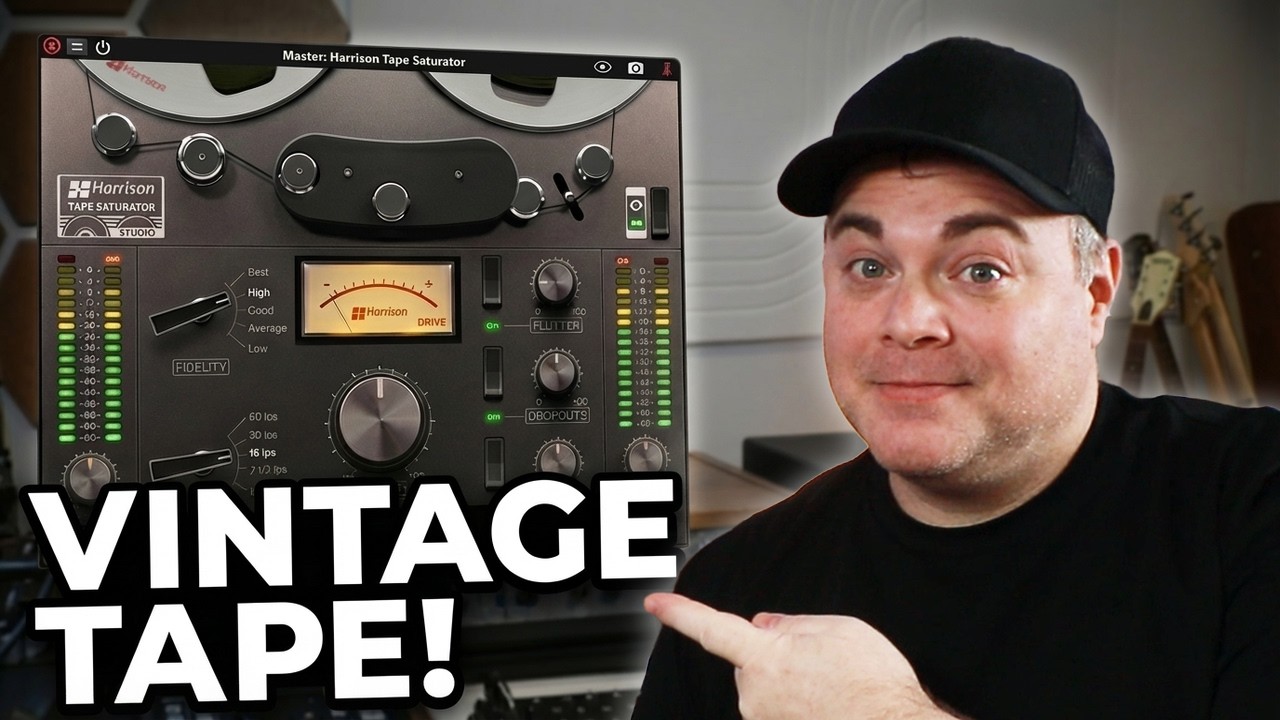 Ознакомьтесь с плагином Harrison Audio Tape Saturator.