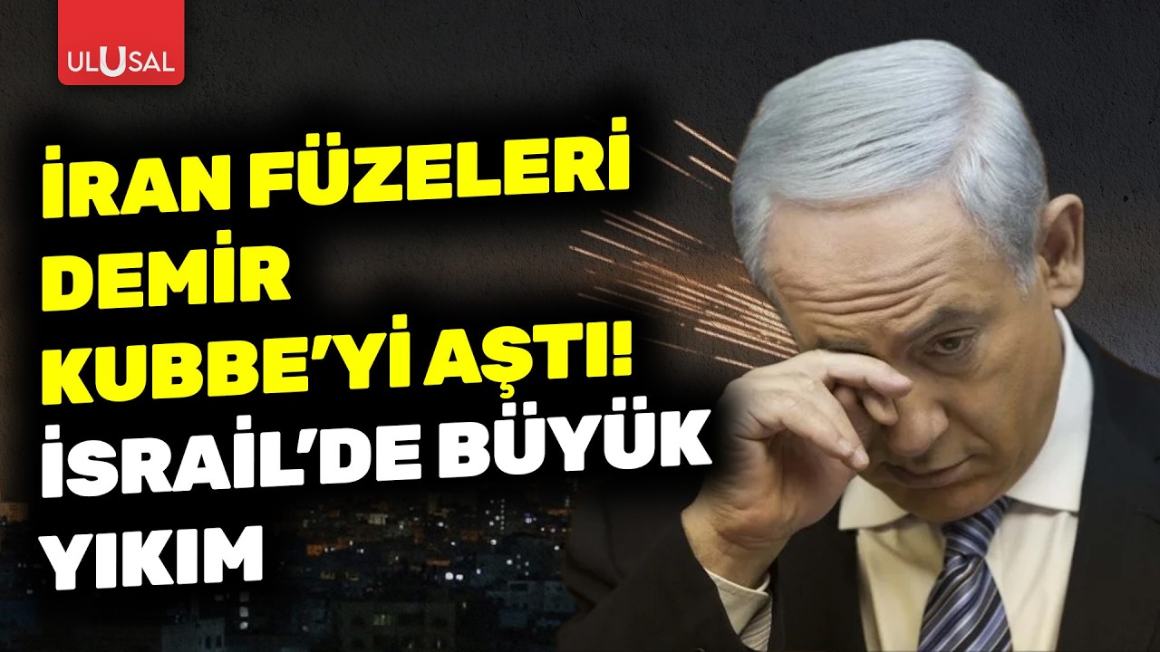 İran füzeleri Demir Kubbe'yi aştı! İsrail'de büyük yıkım