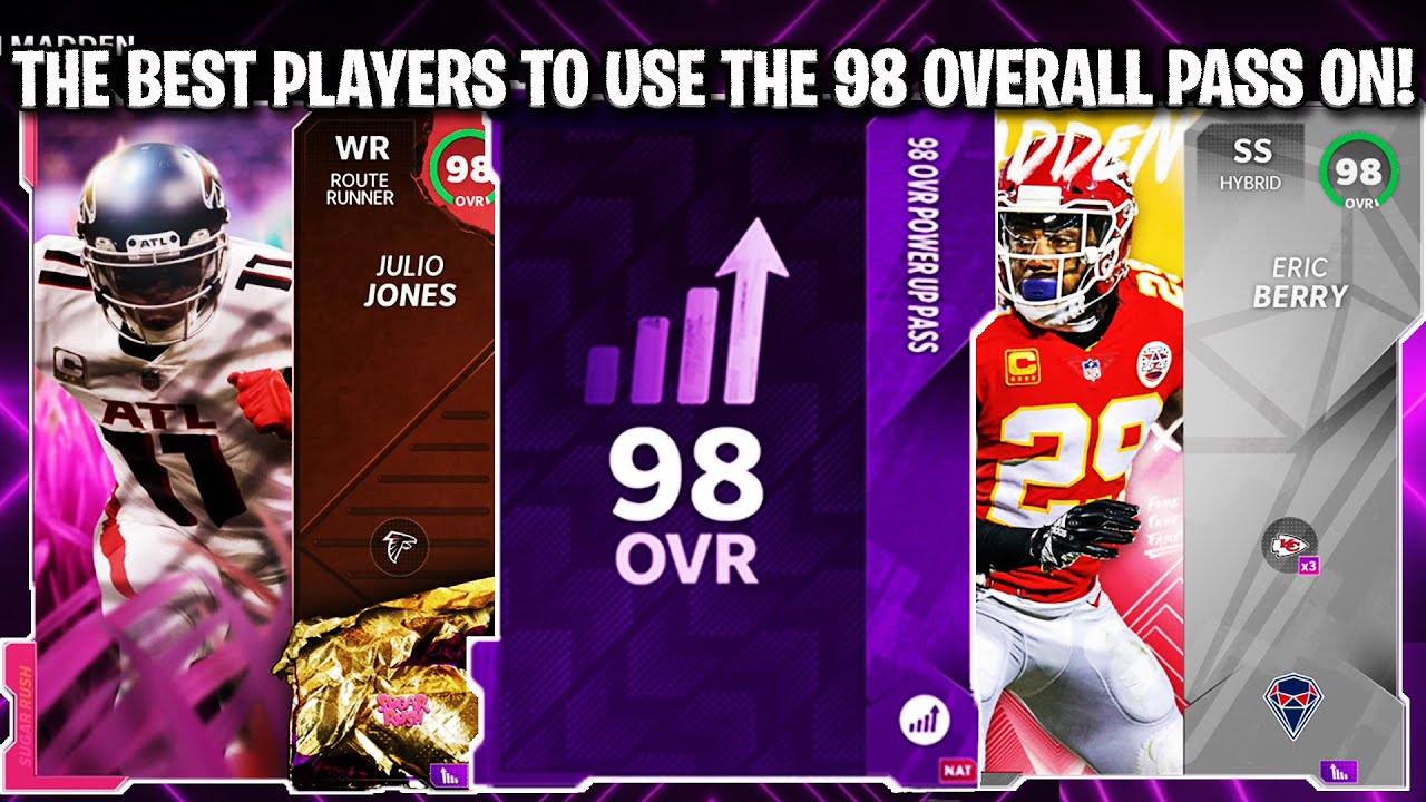 THE BEST PLAYERS TO USE THE 98 OVERALL POWER UP PASS ON! | MADDEN 21 ULTIMATE TEAM