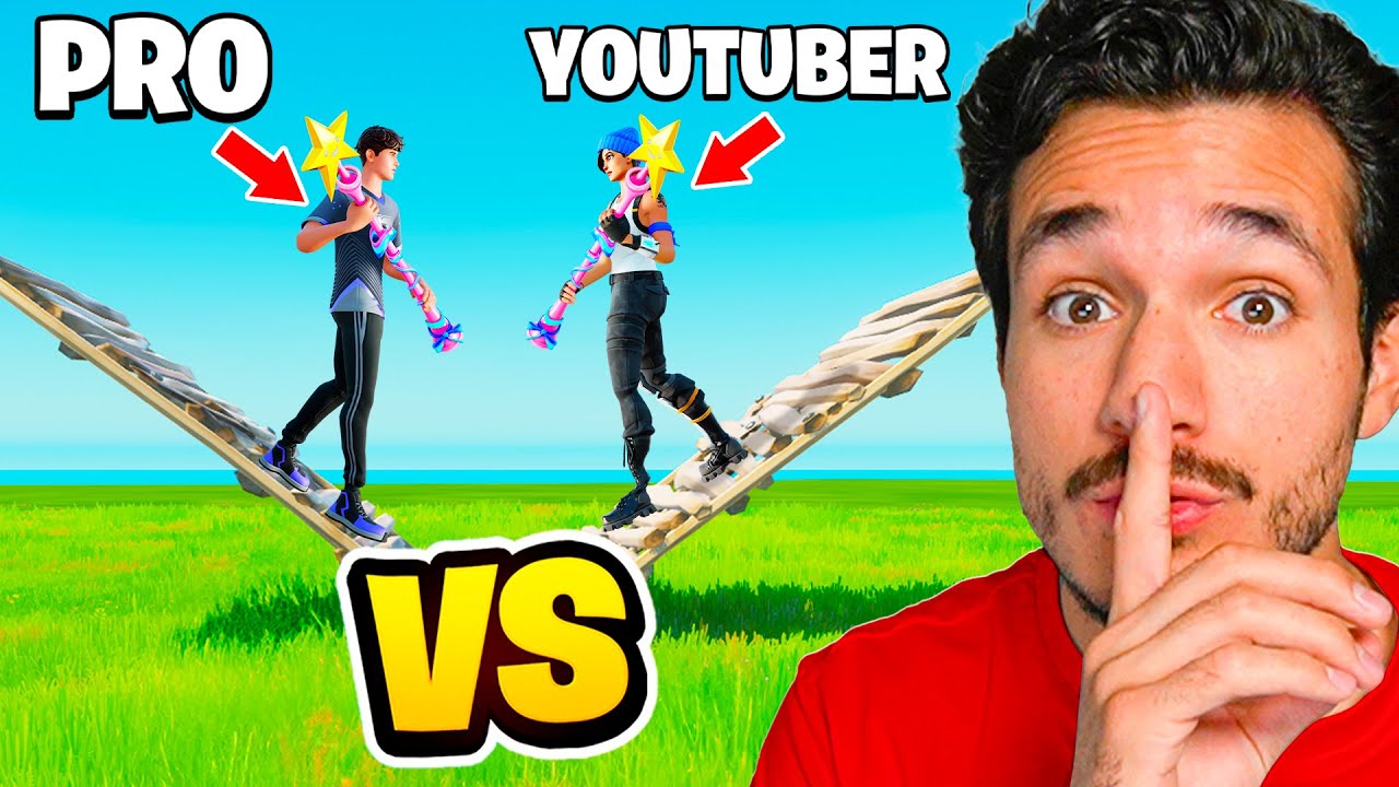 Enfrenté PROS vs YOUTUBERS en Fortnite!