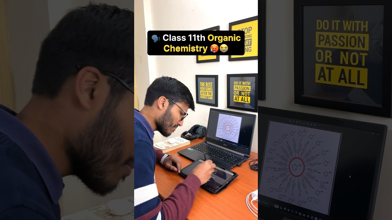 Class 11th Organic Chemistry 🥵😭 | IIT JEE #jee #neet #boards #motivation
