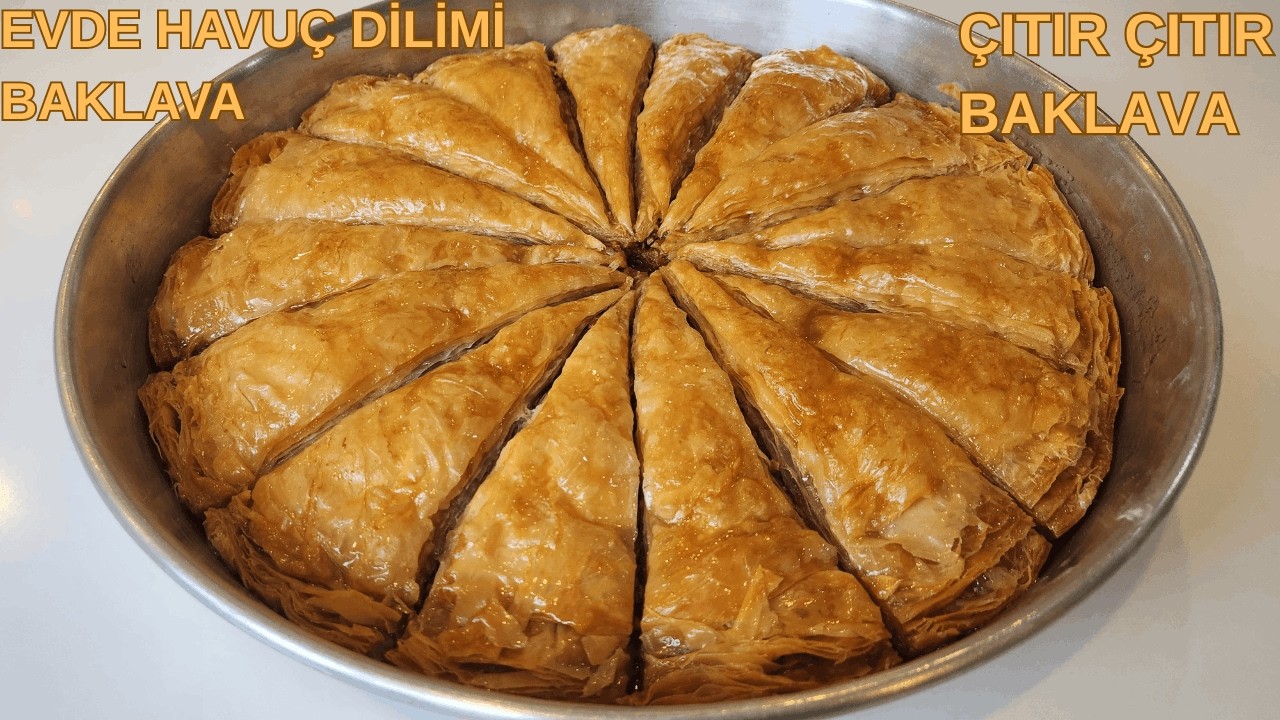 Evde Gerçek Havuç Dilimi Baklava Tarifi! 😍 Çıtır Çıtır Kat Kat Ustasını Aratmıyor ✅🏆🙏