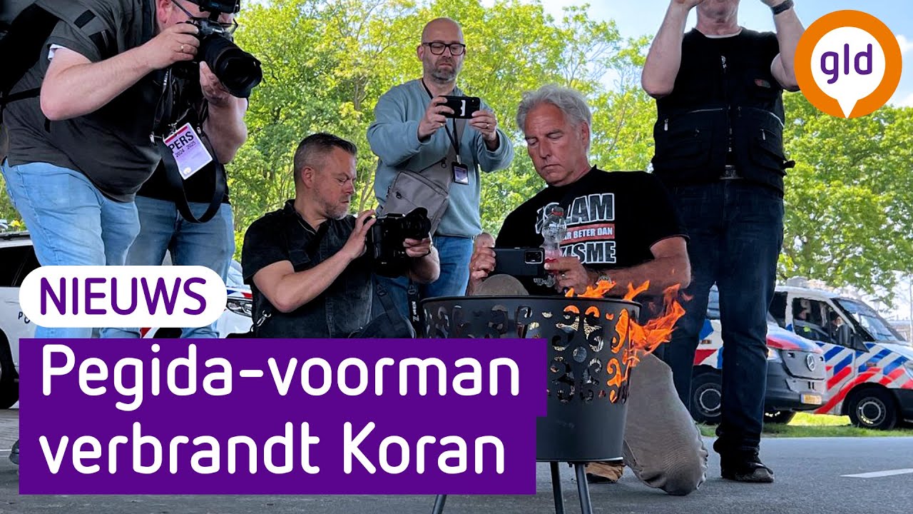 PEGIDA-voorman verbrandt Koran