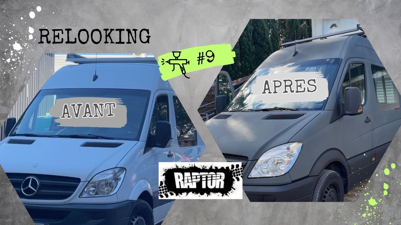 Raptor Liner en action : l'impressionnante métamorphose de notre van fourgon Sprinter S3 Ep10