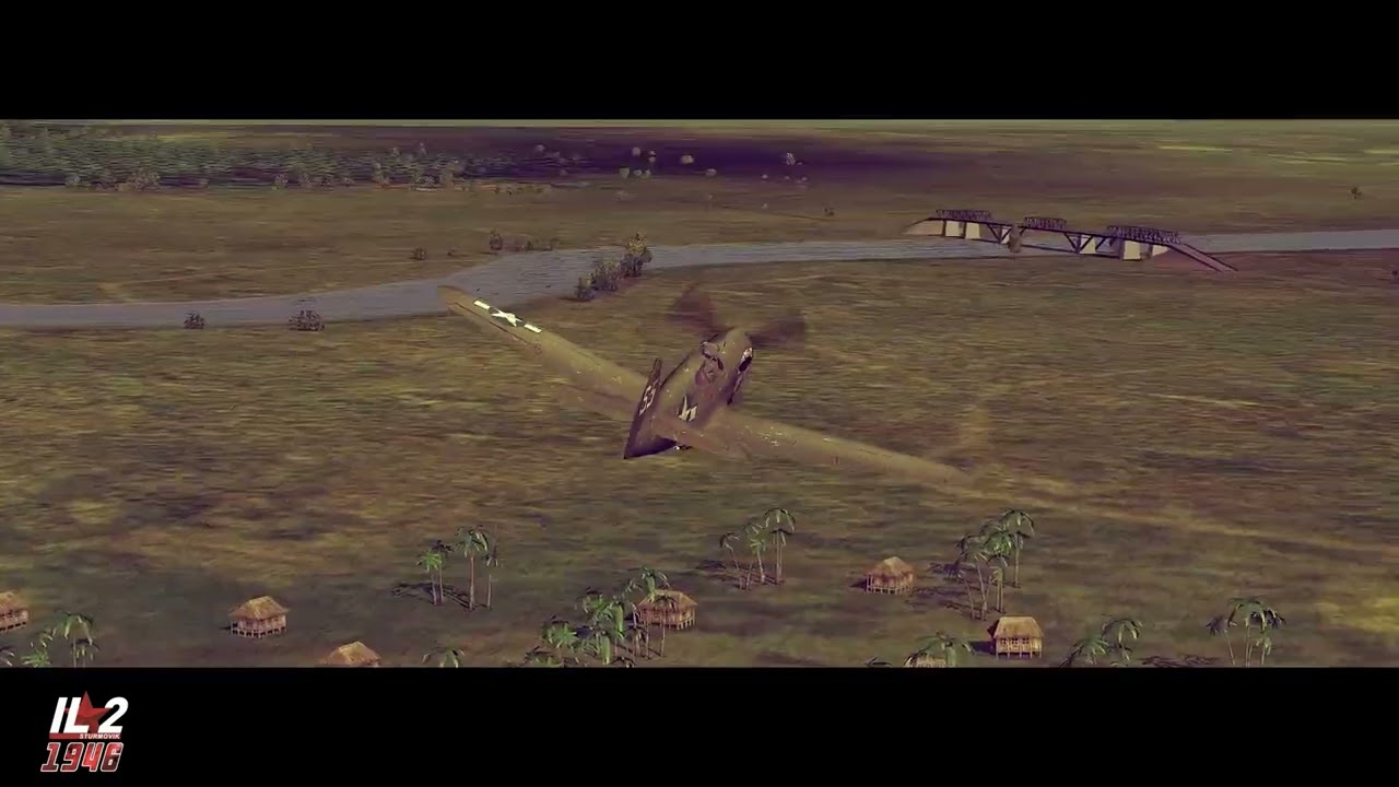 Gameplay : a lucky P-40 in New Guinea