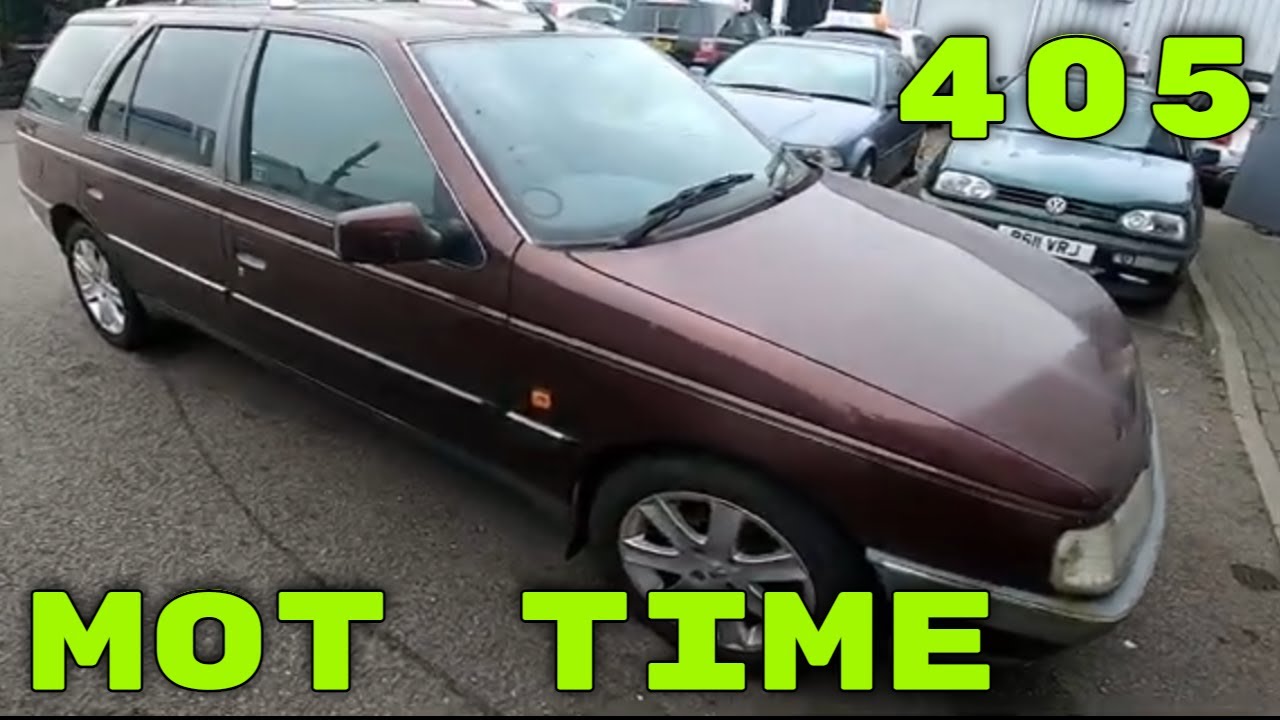 Peugeot 405 проходит первый техосмотр за последние 2 года! — Проект по утилизации отходов
