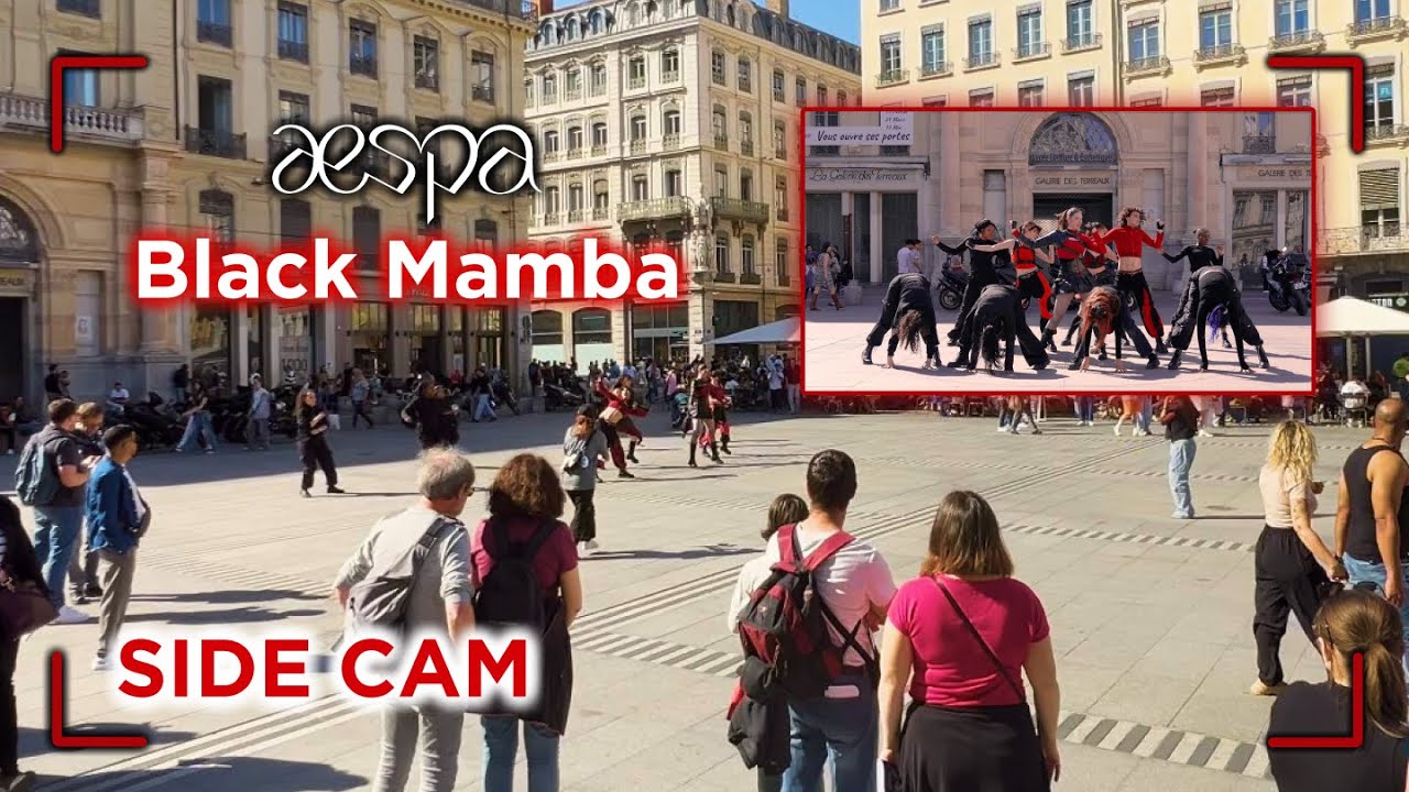 [SIDE CAM | KPOP IN PUBLIC] @aespa 'BLACK MAMBA' DANCE COVER from FRANCE
