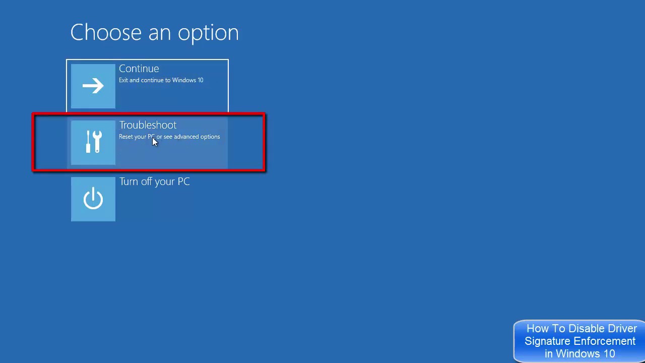 How To Disable Driver Signature Enforcement in Windows 10