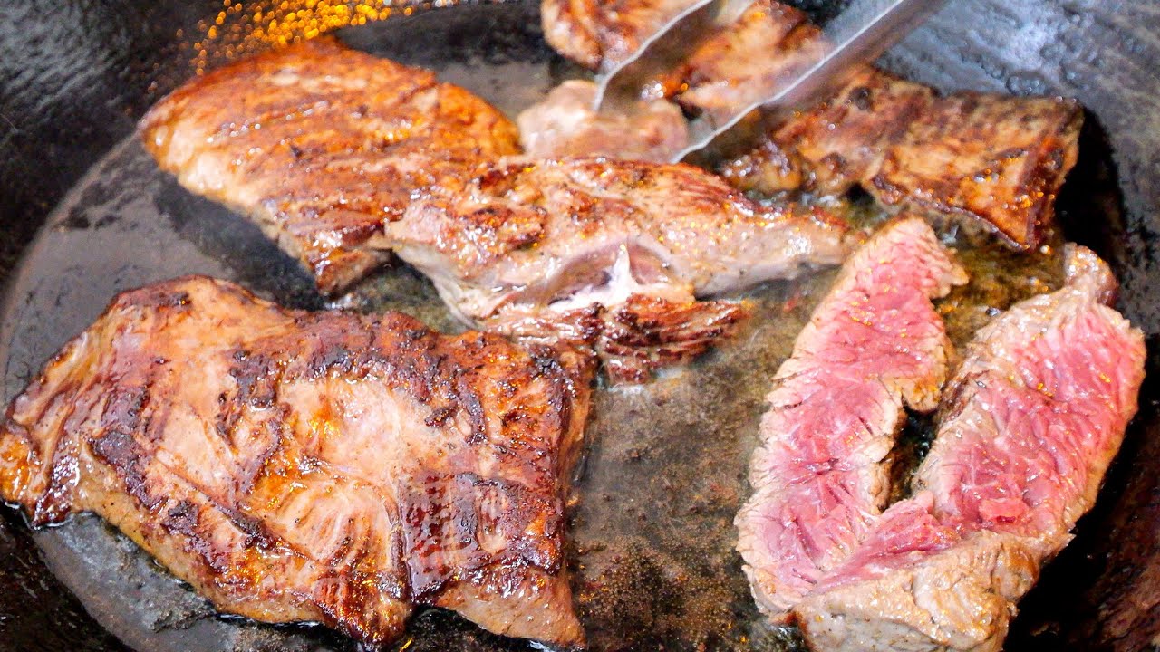 岡山）朝７時から爆量肉仕込み。９９０円定食に白米食べ放題が自動的に付くコスパ最強ステーキ食堂