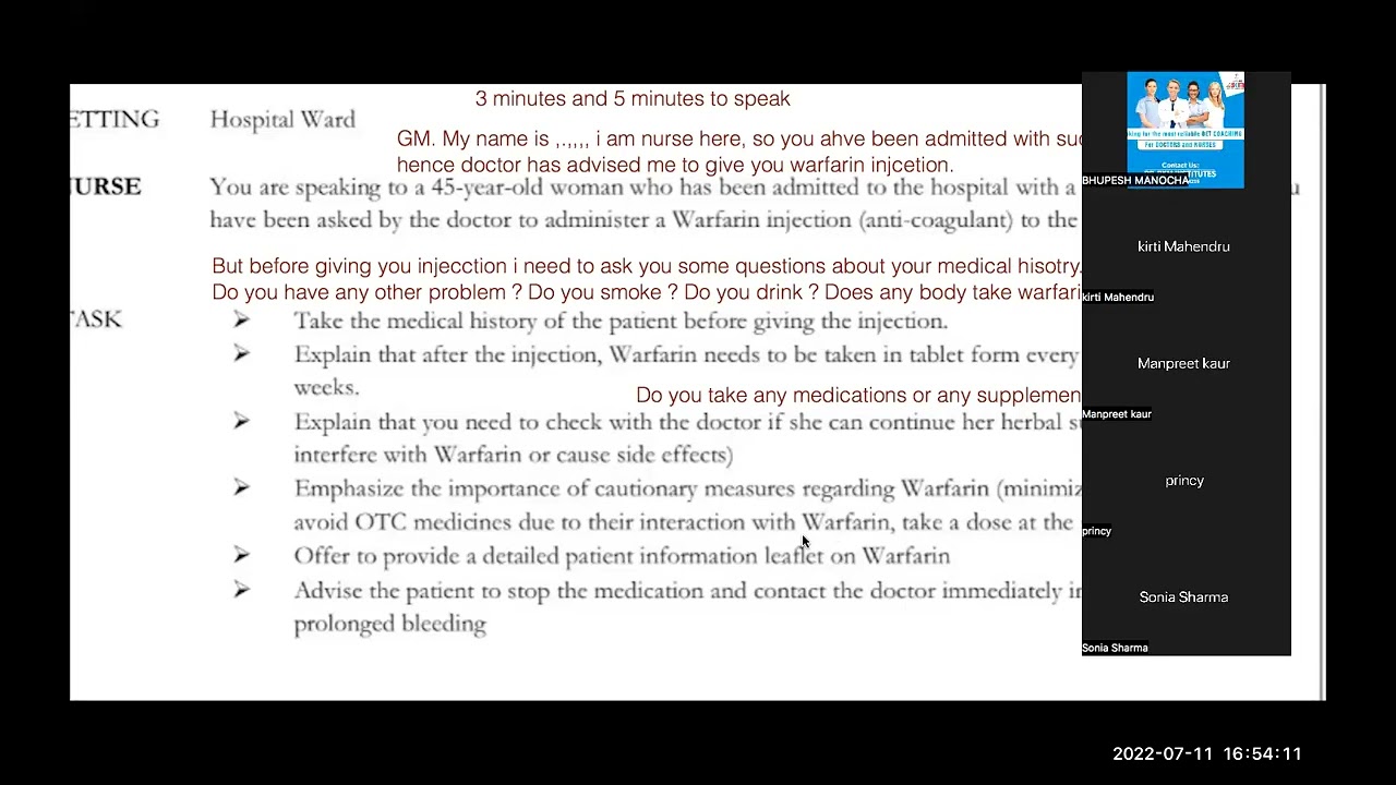 Oet sample video for speaking | speaking in oet exam | speaking module of oet
