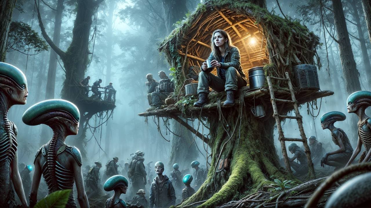 Alien Students Panic in Forest Survival Test&mdash;Human Builds a Treehouse in 6 Hours / HFY