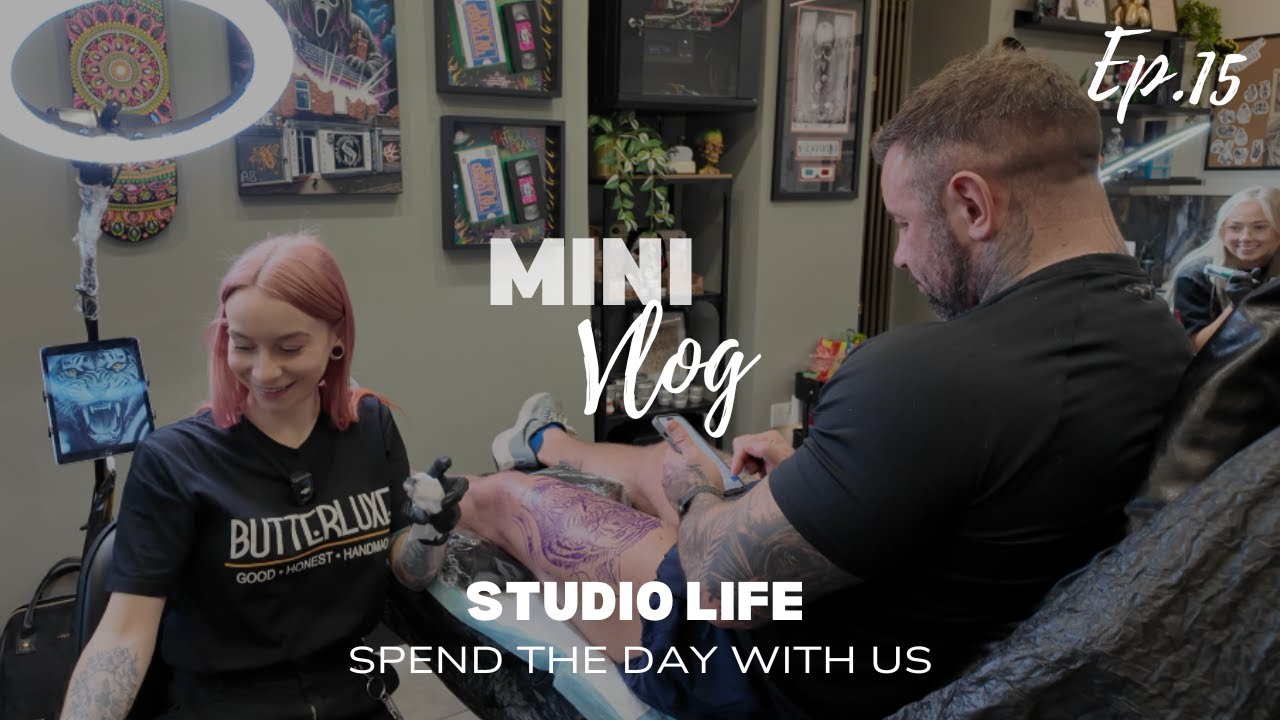 Mini tattoo vlog | a day in the life of a tattooist | Sword and Sparrow | Ep.15