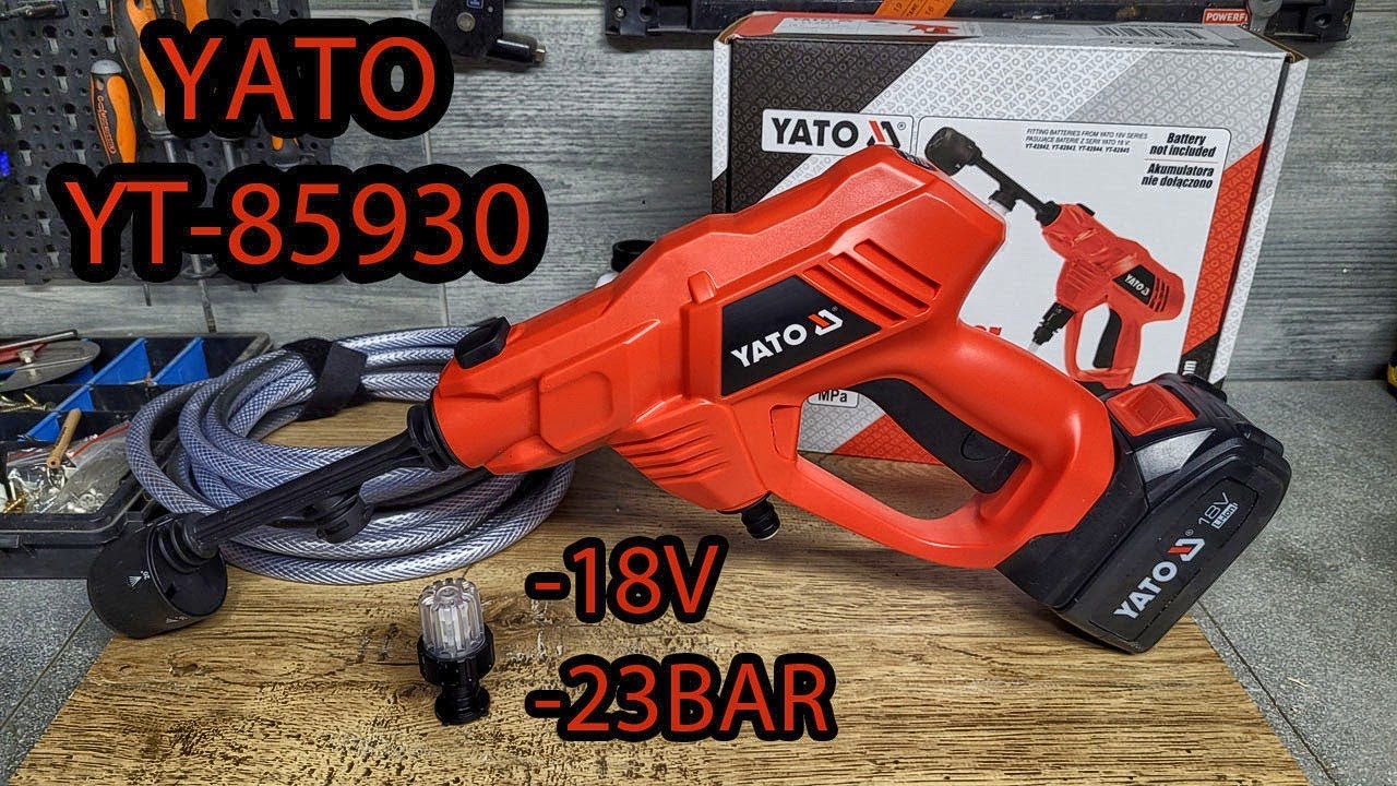 Myjka Akumulatorowa YATO YT-85930 - Test Myjki Ciśnieniowej 18V