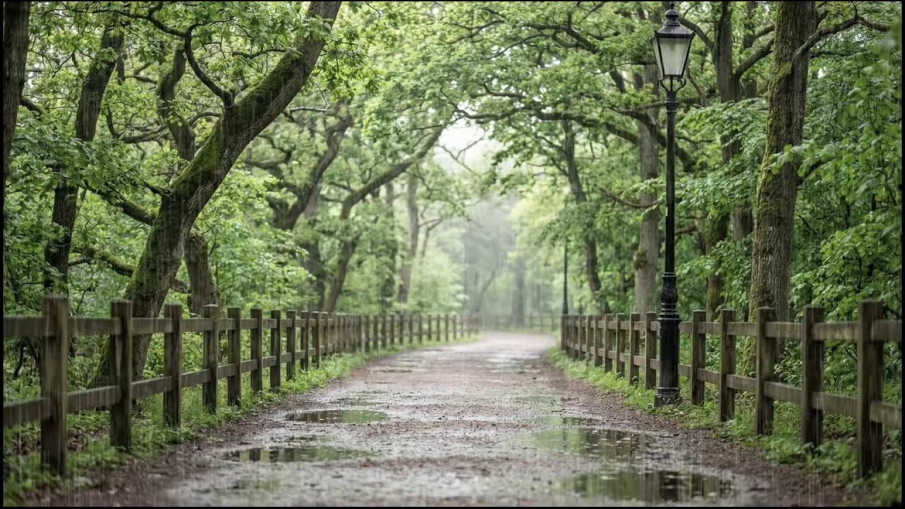 Soothing Rainfall Under the Forest Canopy 🌿 | Natural White Noise for Better Sleep & Anxiety Relief