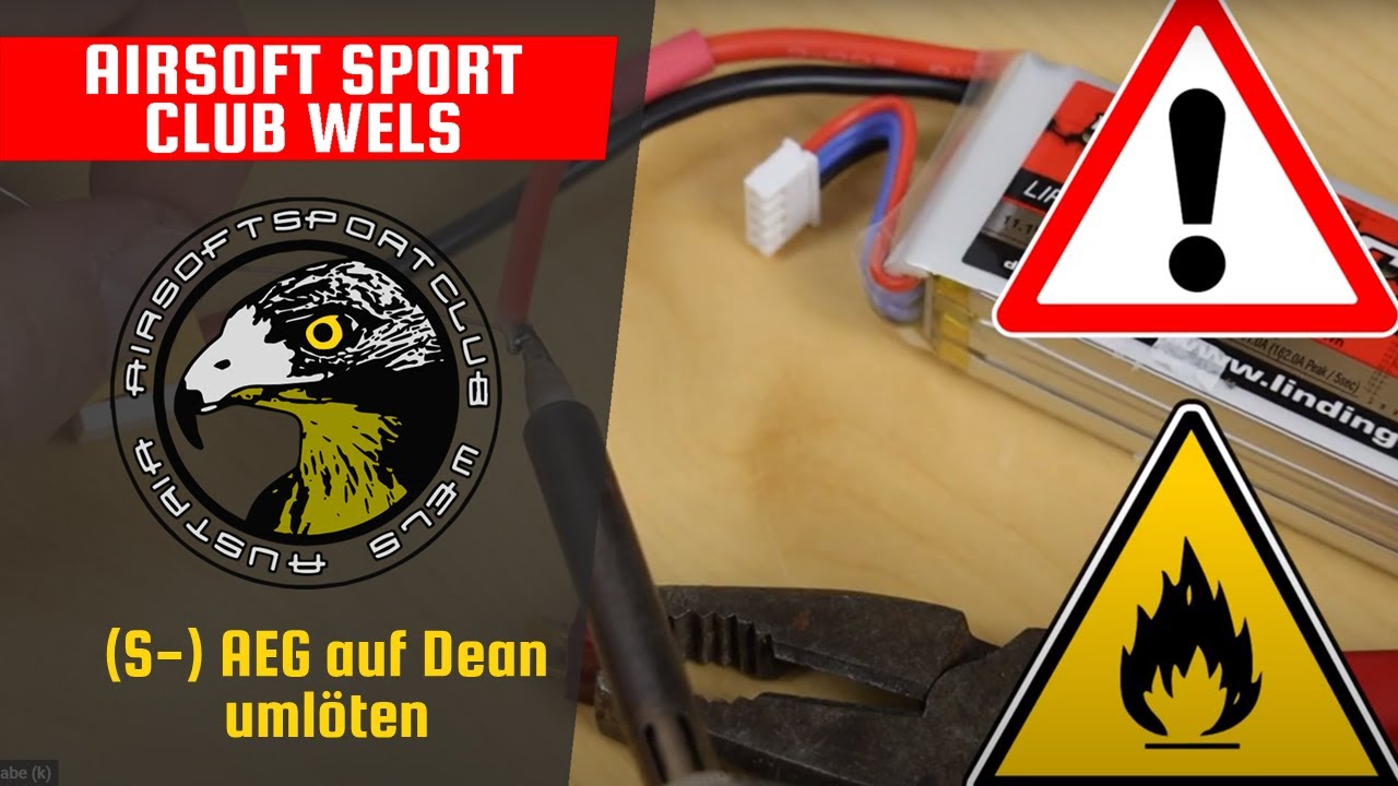 (S-)AEG Akku auf DEAN Stecker umlöten