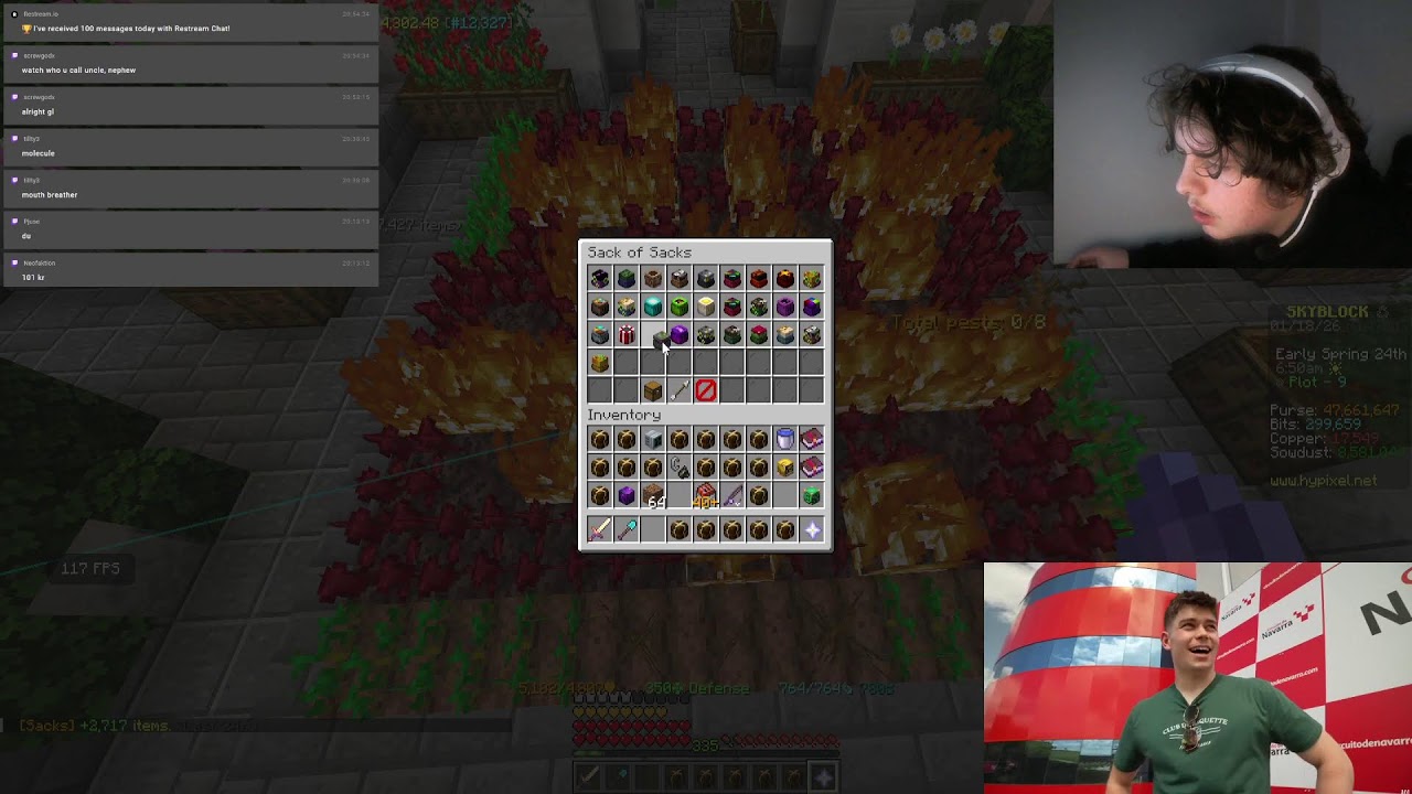 MIDNIGHT DYE ON IRONMAN NOW #17 Ironman (Hypixel Skyblock Ironman) Day 36/365