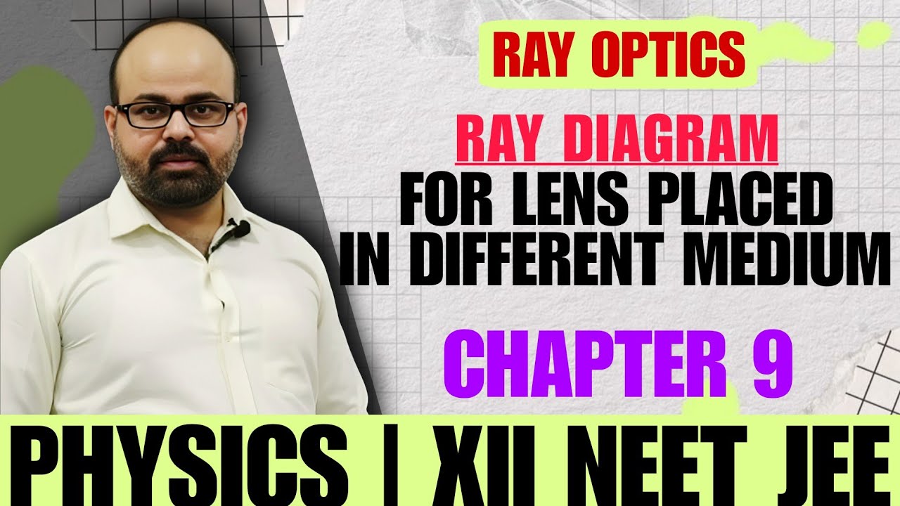Lens in Different Medium 😳 | Ray Diagram & Focal Length Change | Ray Optics