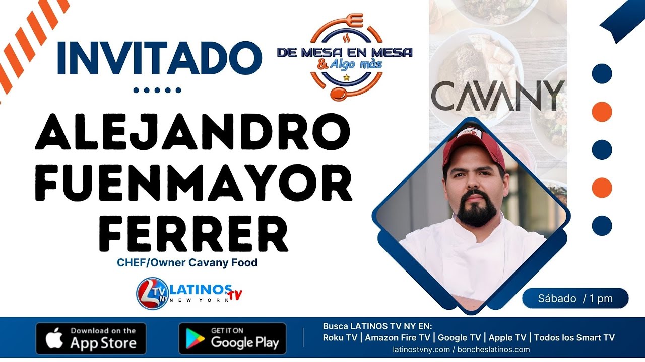 Entrevista Alejandro Fuenmayor Ferrer -  chef y propietario de Cavany Food | MESA EN MESA