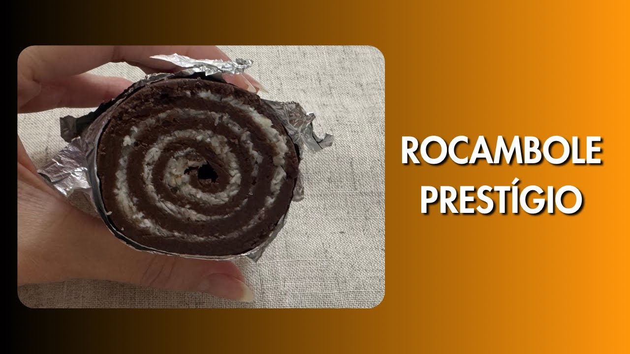 Rocambole Prestígio - doce maravilhoso e cheio de afeto! #receitas #doce #sobremesa #chocolate