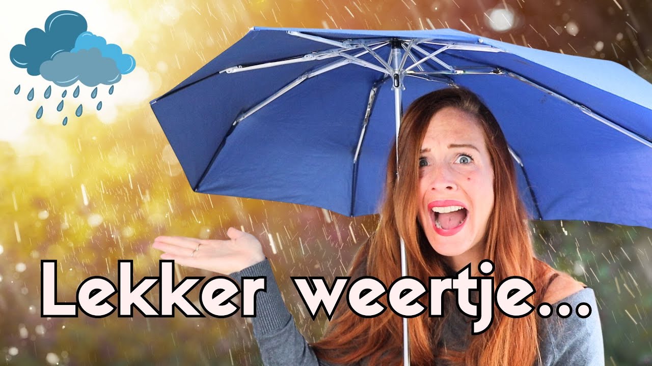 ⛆ Het REGENT! Alles over de REGEN, MIEZER, HAGEL, SNEEUW, etc. (NT2 - A1/A2)